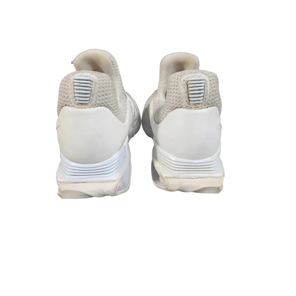 Nike Shox Gravity Running Shoes Sneakers Triple White Woman’s Sz 7.5